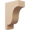 Ekena Millwork 10"W x 20"D x 30"H Classic Newport Rough Cedar Woodgrain TimberThane Corbel, Primed Tan CORUR10X20X30NEWRCPR - alternate 1